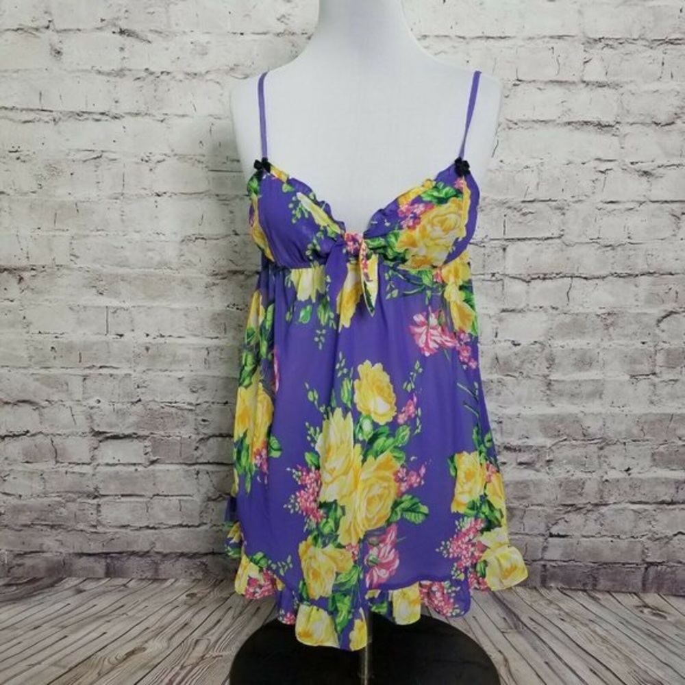 Betsey Johnson Floral Chemise